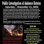 Ashmore Estates Public Investigation