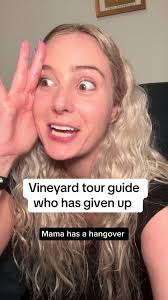 She's over it #winery #vineyard #wine #winetasting #bachelorette  #bacheloretteparty #funny #bride #brides #tourguide #comedian #wedding