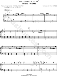 Print And Download Sheet Music For The Legend Of Zelda Title Theme From The Legend Of Zelda Sheet Mus Sheet Music Download Sheet Music Piano Sheet Music Free