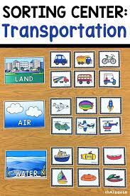Try these fun activities as part of your transportation unit. Transportation Sorting Activity Transportation Preschool Activities Transportation Preschool Transportation Theme Preschool