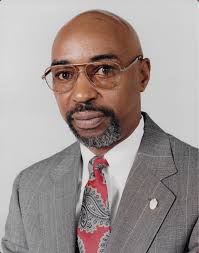 Black History Month Former Attorney General Rufus Edmisten met SBI Agent  Harry Knight