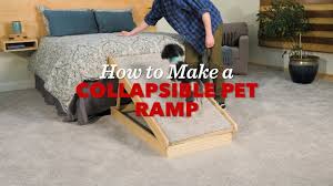 During training, prevent jumping off the side of the ramp or bypassing the ramp. How To Build A Collapsible Pet Ramp Youtube
