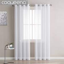The subtle colours are elevated by the plain white background on. Modern Plain White Sheer Curtains Kitchen Voile Tulle Curtains For Living Room Bedroom Door Window Custom Ready Made 1 Panel Voile Tulle Curtain Curtains Forsheer Curtains Aliexpress