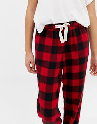 Black And White Buffalo Plaid Pajama Pants Hollister Hollister Pyjama Pants In Check Pajama Pant Pants Hollister
