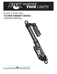 float 3 evol rc2 tucker hibbert series owners manual