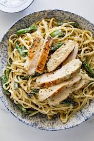 Creamy Lemon Chicken Asparagus Pasta Simply Delicious Recipe In 2020 Chicken Asparagus Pasta Chicken Asparagus Asparagus Pasta