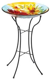Find deals on products in outdoor decor on amazon. For Living Glass Flower Bird Bath Canadian Tire