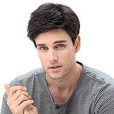 Define curls natural hair (men's curly hair tutorial). Amazon Com Stfantasy Men Short Black Wigs Male Guy Layered Wavy Halloween Cosplay Anime Party Father S Day Gifts For Dad Hair Black 12 Inch Beauty