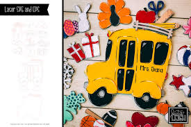 Find & download free graphic resources for svg. Laser Score Cut Interchangeable School Bus Svg 443239 Laser Engraving Design Bundles