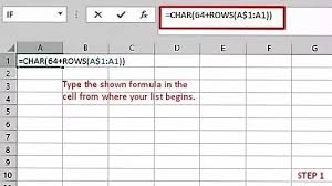 Excel spreadsheets look stunning •formulas, tables, charts, comments, hyperlinks, sparklines, conditional formatting are all there. How To Make A List In Excel With Alphabets As Numbering Quora
