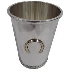 The most common kentucky derby cups material is metal. Get Ready For Kentucky Derby With Official Mint Julep Cup For Sale At 1stdibs