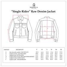 Shangri La Heritage Single Rider Denim Jacket Size Guide