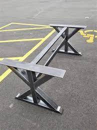 tableau de chevalet jambes avec 2 bretelles modele tr10dcb2 image 6 table de soudage table metal table en acier
