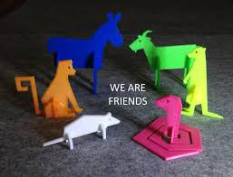 3d movies aren't exclusive to big theatres and major hollywood blockbusters. 3d Printed Simple Animals 7 By Eunny Pinshape