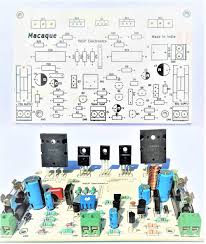 2n3055 amplifier circuit diagram 30w ocl integrated pcb. E Vasp Electronics Diy Pcb Combo Of 2 Pcs 100watt 2sc5200 2sa1943 Hifi Audio Amplifier Pcb Boards And Power Supply Pcb Board For Making Complete Stereo Amplifier Buy Online In India At Desertcart In