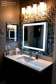 Front Lighted Led Bathroom Vanity Mirror 60 Bathroom Design Decor Washroom Design Best Bathroom Designs