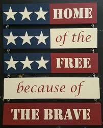 4.6 out of 5 stars. Do Not Disturb Home Decor Plaques Signs Home Garden Home Of The Free Because Of The Brave Wood Sign