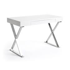 Unsere redakteure ablage haben uns dem ziel angenommen, produktpaletten aller variante zu testen, dass vorteile käufer auf einen blick den weisser. Weisser Schreibtisch Mit Schublade 120 X 55 X 76 Cm Qechic