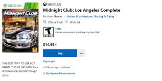 Ign's home for the latest game trailers, including new gameplay, cinematics, announcements, and reveals. After A Very Long Time You Can Now Finnaly Buy Again Midnight Club Los Angeles This Is The First Time I See A Delisted Game From Years Ago Return To Being Able To Buy
