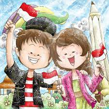 48 koleksi gambar kartun orang gondrong gratis gambar kantun. Pin By Line Carol On Khomeiland Illustrations Independence Day Painting Art Projects Oil Pastel Drawings