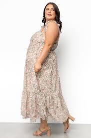 Lelisa Shoulder Tie Dress | Cream Floral