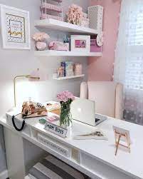 So, if you desire to get these incredible pictures regarding (office desk ideas pinterest), simply click save icon to download the shots to your pc. 11 Simple Ways To Make Your Home Space Pinterest Perfect Godiygo Com Feminine Home Offices Cozy Home Office Home Office Space