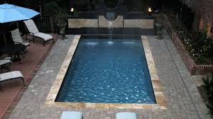 Fiberglass pools require less maintenance and are easier to keep clean. Trilogy Rectangle Pools Mid South Spas