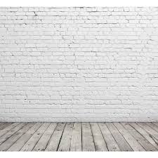 Black And White Brick Background White Brick Wall And Wood Floor Liked On Polyvore Featuring Backgrounds Rooms Floor Home Phras Brick Backdrops Brick Wall Backdrop Brick Wall Background