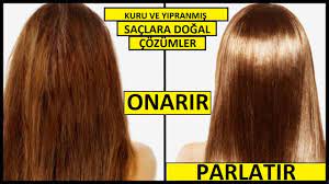 Kuru Ve Yipranmis Saclara Evde Kesin Cozum Mucizevi Sac Bakim Yagi Dogal Guzellik Bakim Youtube