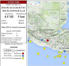 Habitantes de chiapas y guatemala percibieron un sismo durante la mañana de hoy. Conred On Twitter Sismo Se Registro Hoy A Las 05 36 Horas De Magnitud 4 5 Y Epicentro A 24 Kilometros De Ciudad De Guatemala