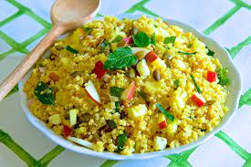 Maybe you would like to learn more about one of these? Apple Quinoa Salad With Lemon Curry And Mint The Fountain Avenue Kitchen