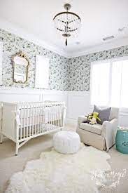 We just finished up a boy's room makeover for our son's who are now. Shea Mcgee Design Nurseries Wainscoting Nursery Wainscoting Wainscoting In Nursery Nursery Wallp Nursery Room Design Pretty Nurseries Baby Girls Nursery