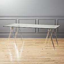 Foundry 72 Acrylic Desk Modern Home Office Furniture Modern Home Offices Lucite Desk