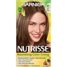 Garnier Nutrisse Nourishing Hair Color Creme 61 Light Ash Brown Mochaccino 1 Kit Walmart Com Light Ash Brown Light Ash Brown Hair Light Ash Brown Hair Color