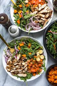 Balsamic Grilled Chicken And Arugula Salad The Girl On Bloor And layer the greens on some. balsamic grilled chicken and arugula