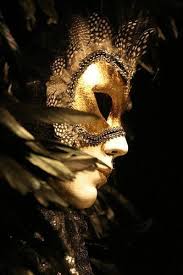 Il Colore E Poesia Dell Anima Foto Black Gold Venetian Mask Venice Mask