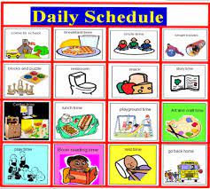 These free printable visual schedules for home and daily routines might help make things easier. Home Schedule For Children Preschool Daily Schedule Daily Schedule Preschool Daycare Schedule Daily Schedule Template