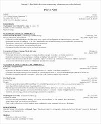 Medical School Resume Template Beautiful 9 Cv Template For Medical Resume Cv Template Resume Template