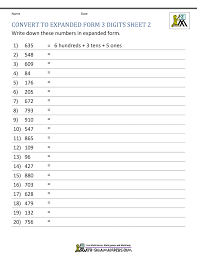 Second Grade Place Value Worksheets