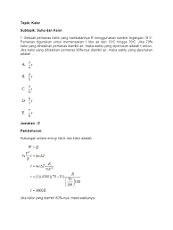 Soal fisika kelas 10 beserta jawabannya. Soal Fisika Kelas 10
