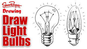 How To Draw Light Bulbs Drawings Easy Drawings Life Art