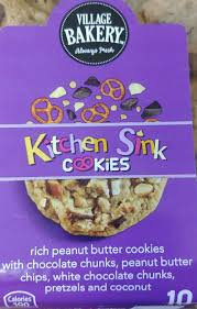 I recently made a cookie recipe that i think was jacque pepin's……chocolate chip, walnut and dried apricot….i substituted pecan for walnuts just because i prefer them…best cookies. Kitchen Sink Cookies Ingredients From Aldi S Kitchen Sink Cookies Recipe Kitchen Sink Cookies Kitchen Hacks Cooking