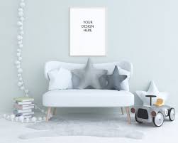 Vertical One Frame Or Three Frames Mockup Nursery Interior Etsy In 2020 Frame Mockups Interior Frames On Wall