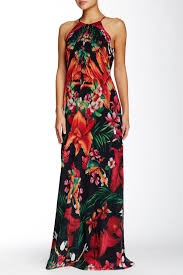Ted Baker London Mircana Print Maxi Dress Hautelook Maxi Dress Printed Maxi Dress Elegant Maxi Dress