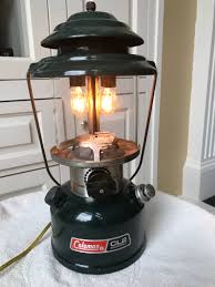 Electric Led Vintage Coleman Model 288 Double Mantle Lantern Etsy Coleman Lamp Mantle Lantern Coleman Lantern