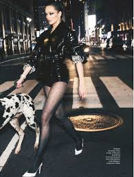 The title means she or her in french. Karmen Pedaru In Elle Magazin Portugal October 2019 Hawtcelebs