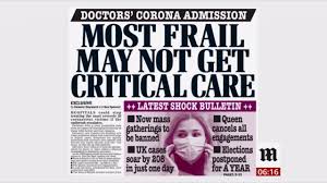 Chances of eliminating covid 'close to zero' says chris whitty. Coronavirus Covid 19 Newspaper Headlines From The Uk Bbc News 14th March 2020 Youtube