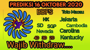 Prediksi 16 Oktober 2020 Bbfs Angka Main Jitu Toto Macau Hongkong Sydney Hk Sd Jakarta Youtube