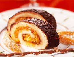 Buche A L Orange Recette Recette Idee Dessert Recette Biscuit De Noel