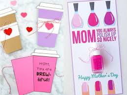 30+ diy mother's day gift ideas for the mom who needs a break. Mother S Day Greeting Card 9 Diy Ideas That Kids Can Make For Mum